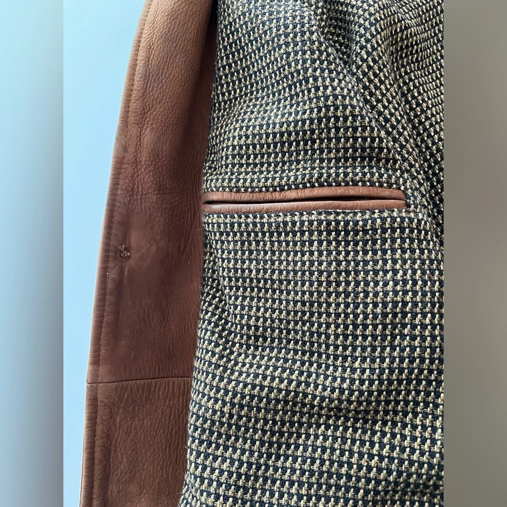 Vintage Chore Jacket Wilson’s Leather w Wool Lining Men’s XL EUC High Quality